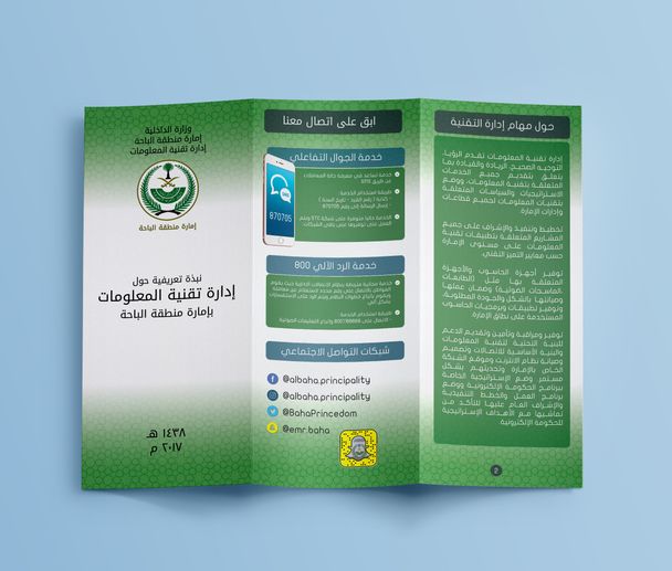 Trifold poster
